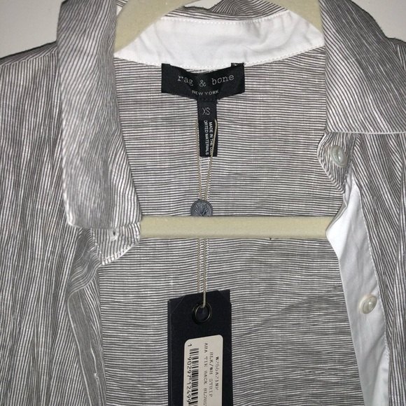 Rag & Bone Button Down Short Sleeve - Picture 4 of 4